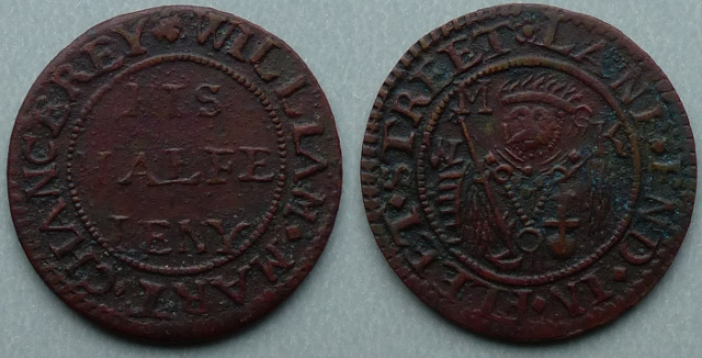 Chancery Lane, William Mart halfpenny Chancery Lane, William Mart halfpenny